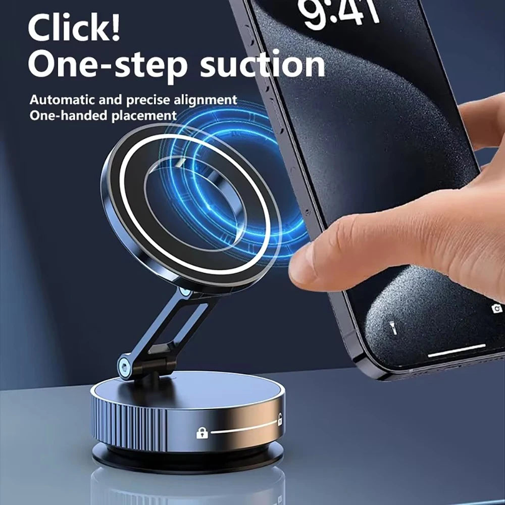 Car Mount Electric Vacuum Magnetic Holder
