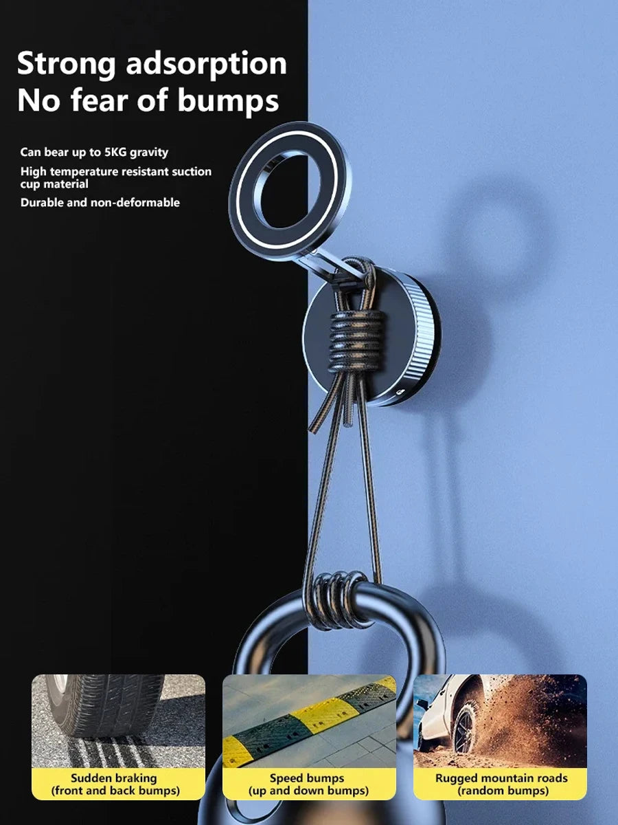 Car Mount Electric Vacuum Magnetic Holder