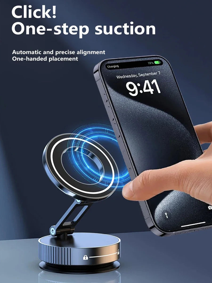 Car Mount Electric Vacuum Magnetic Holder