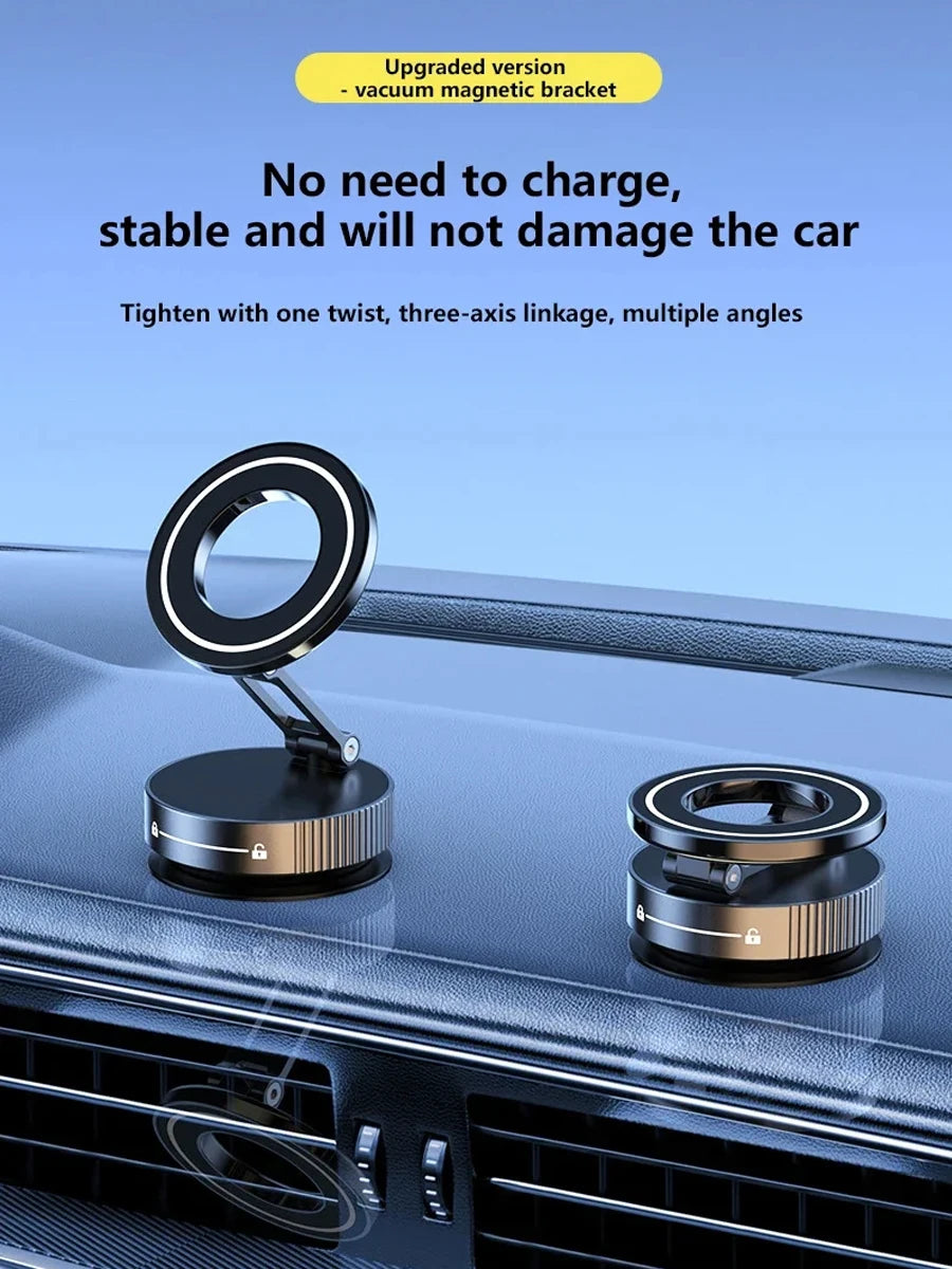 Car Mount Electric Vacuum Magnetic Holder